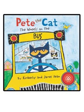 BUNDLE & SAVE 🐾 Pete the Cat 'The Wheels on the Bus' Sound Book